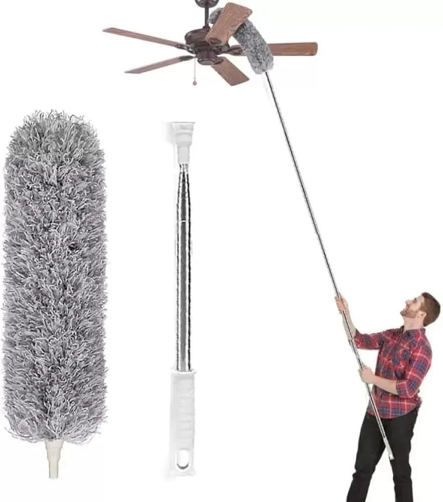 Aurevia™ Premium Microfiber Fan & Ceiling Duster