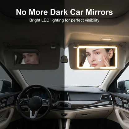 Aurevia Auto LED Makeup Mirror 🚗💡 Flawless Anywhere
