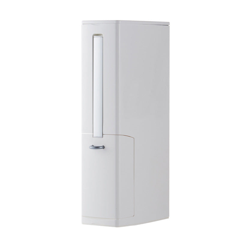 Aurevia Auto™ Modern Toilet Brush & Bin Set