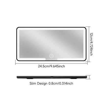 Aurevia Auto LED Makeup Mirror 🚗💡 Flawless Anywhere